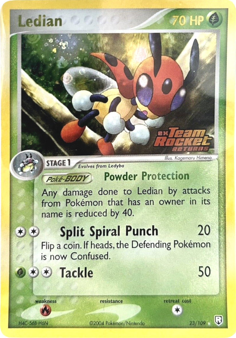 Ledian (23/109) (Stamped) [EX: Team Rocket Returns] | Galaxy Games LLC