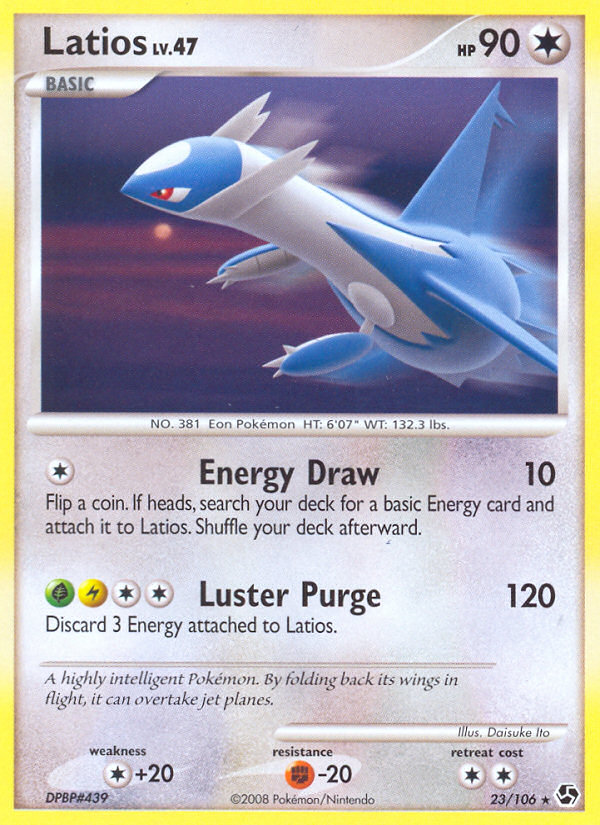 Latios (23/106) [Diamond & Pearl: Great Encounters] | Galaxy Games LLC