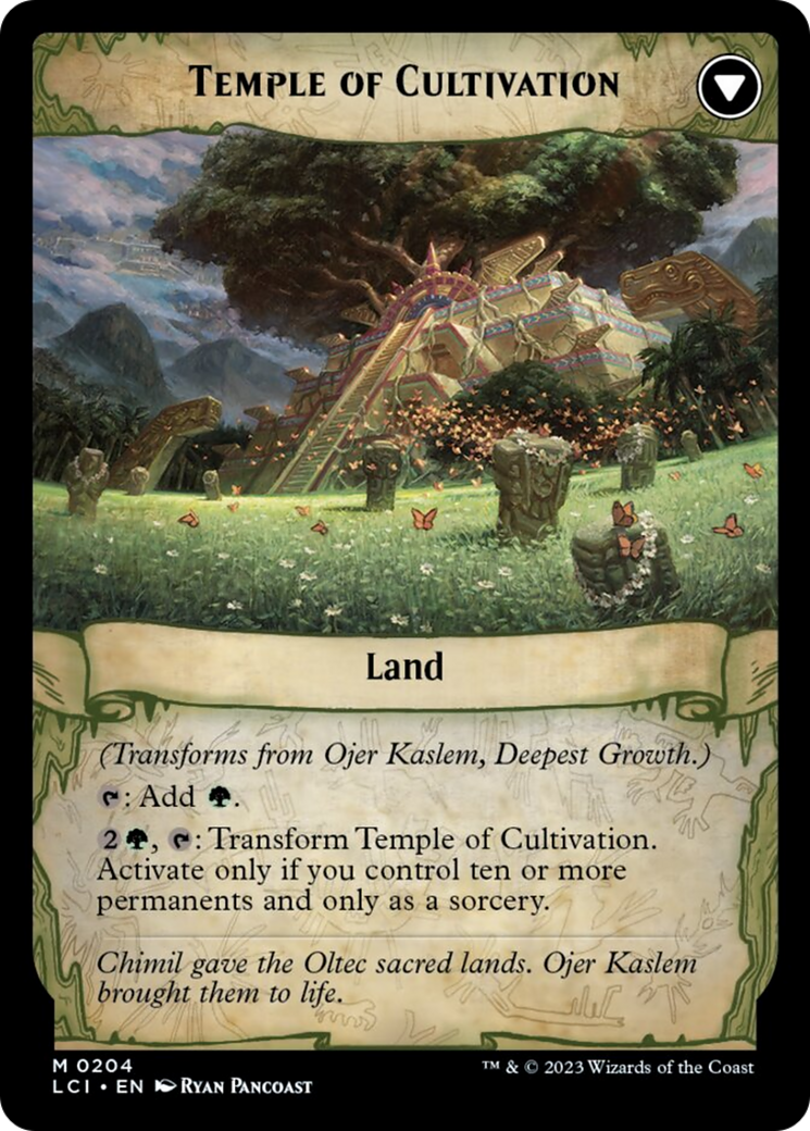 Ojer Kaslem, Deepest Growth // Temple of Cultivation [The Lost Caverns of Ixalan] | Galaxy Games LLC