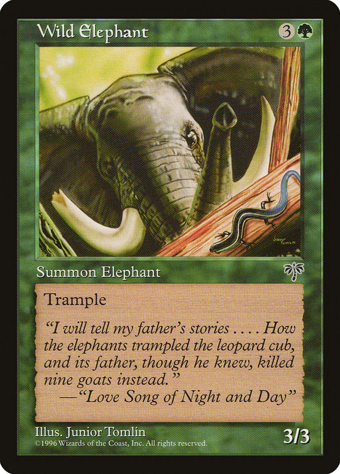 Wild Elephant [Mirage] | Galaxy Games LLC