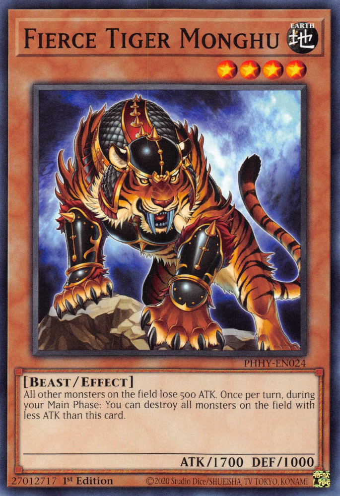 Fierce Tiger Monghu [PHHY-EN024] Common | Galaxy Games LLC