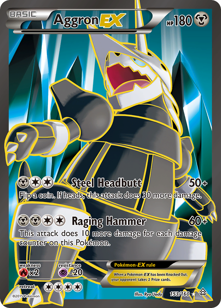 Aggron EX (153/160) [XY: Primal Clash] | Galaxy Games LLC