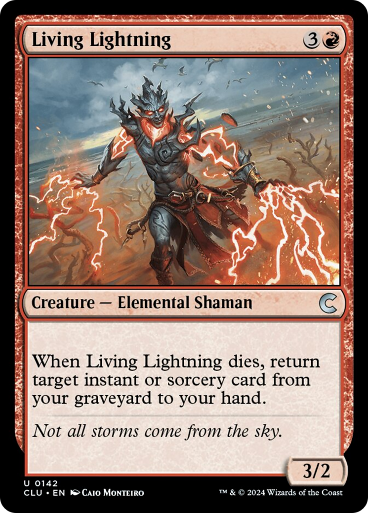 Living Lightning [Ravnica: Clue Edition] | Galaxy Games LLC