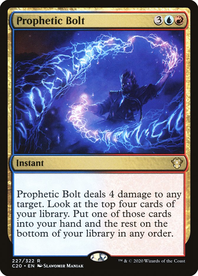 Prophetic Bolt [Commander 2020] | Galaxy Games LLC