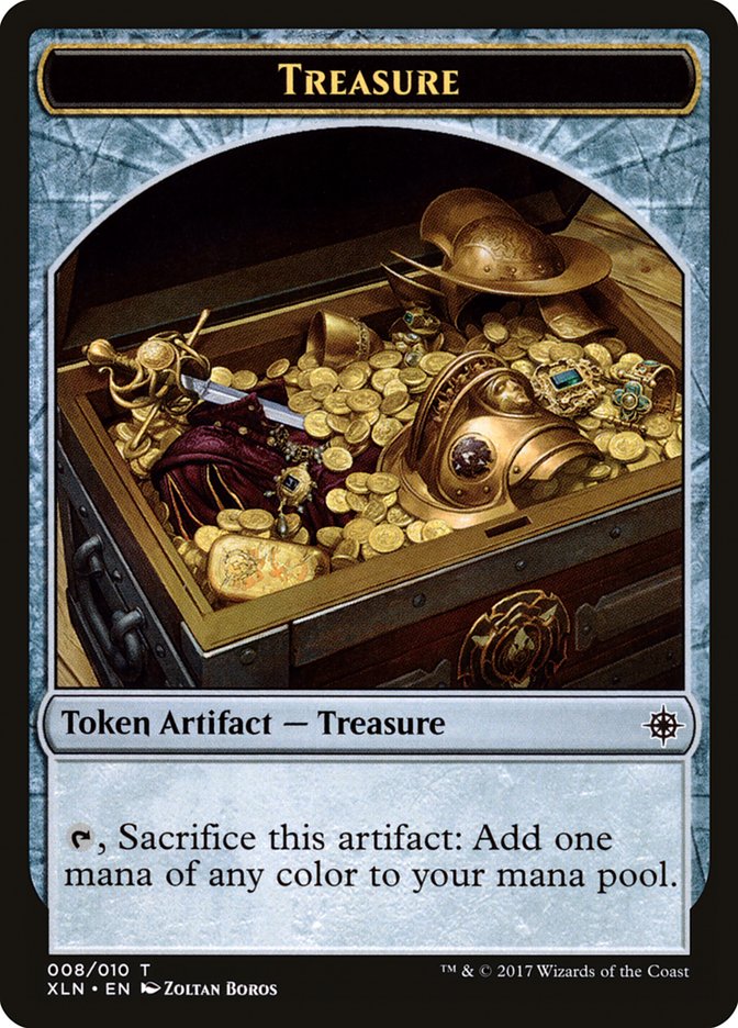 Treasure Token (008/010) [Ixalan Tokens] | Galaxy Games LLC