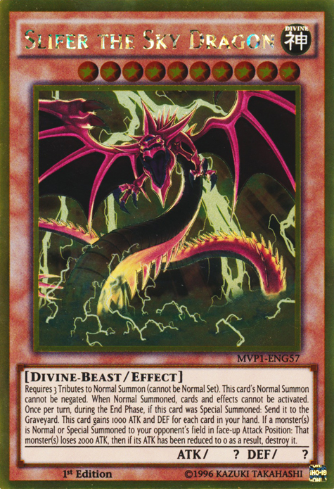 Slifer the Sky Dragon [MVP1-ENG57] Gold Rare | Galaxy Games LLC