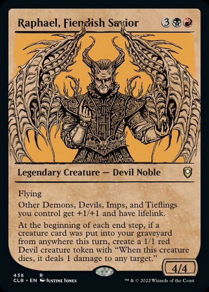 Raphael, Fiendish Savior (Showcase) [Commander Legends: Battle for Baldur's Gate] | Galaxy Games LLC