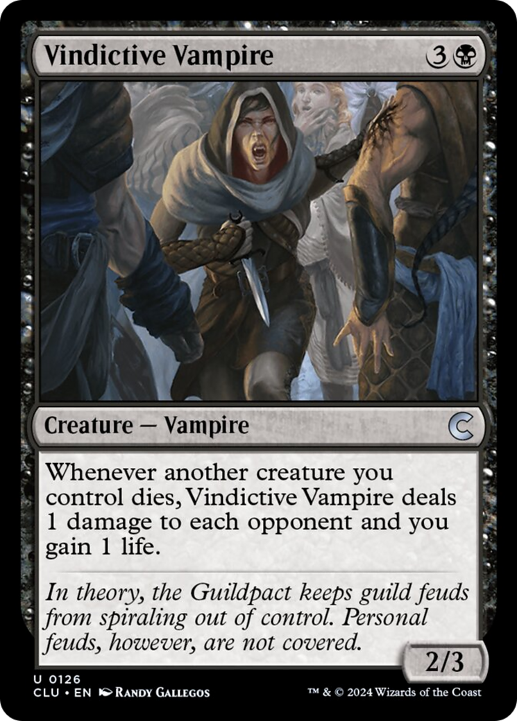 Vindictive Vampire [Ravnica: Clue Edition] | Galaxy Games LLC