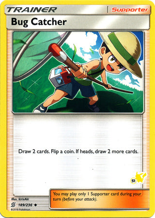 Bug Catcher (189/236) (Pikachu Stamp #51) [Battle Academy 2020] | Galaxy Games LLC