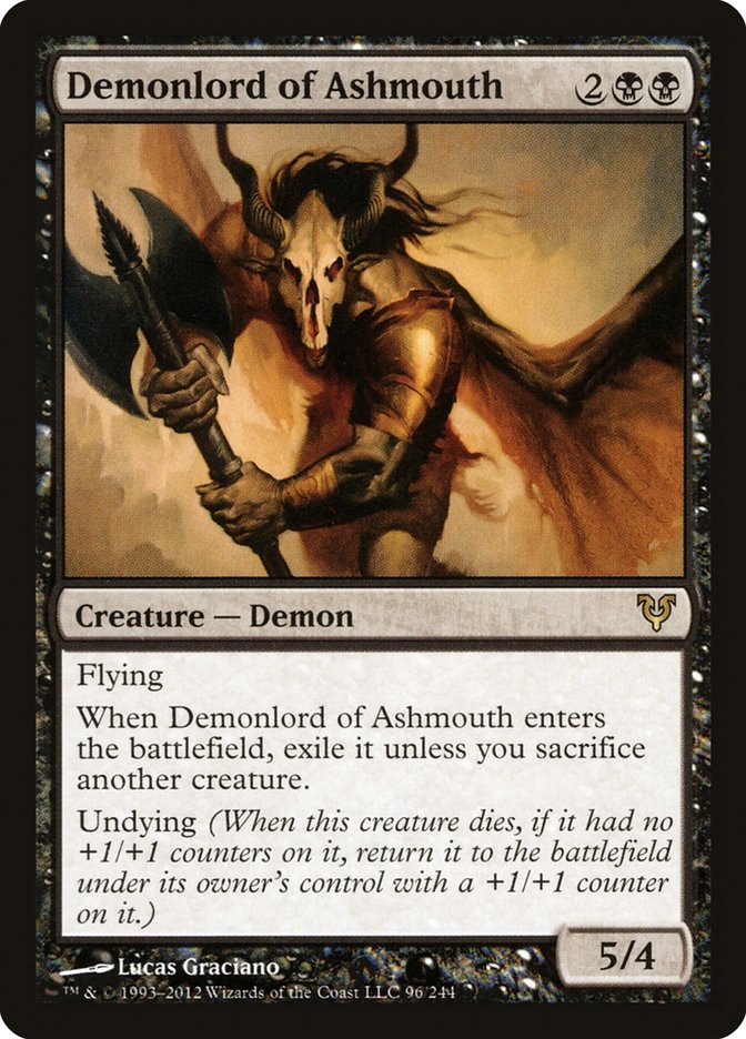 Demonlord of Ashmouth [Avacyn Restored] | Galaxy Games LLC