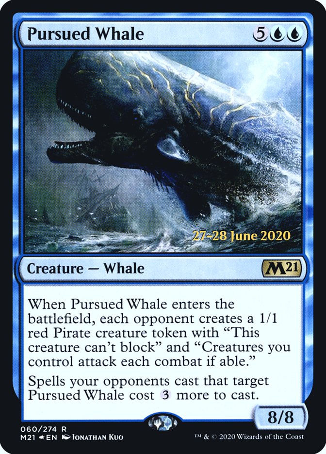 Pursued Whale [Core Set 2021 Prerelease Promos] | Galaxy Games LLC