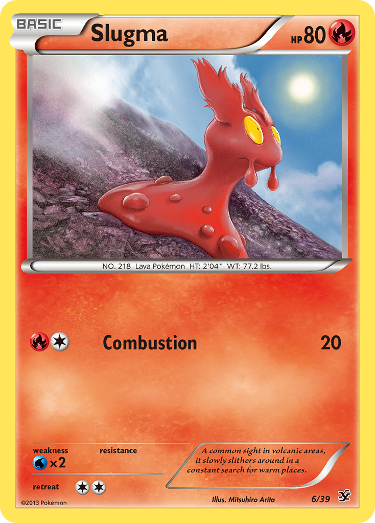 Slugma (6/39) [XY: Kalos Starter Set] | Galaxy Games LLC