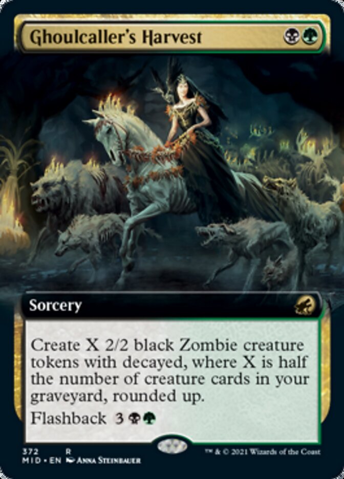 Ghoulcaller's Harvest (Extended Art) [Innistrad: Midnight Hunt] | Galaxy Games LLC