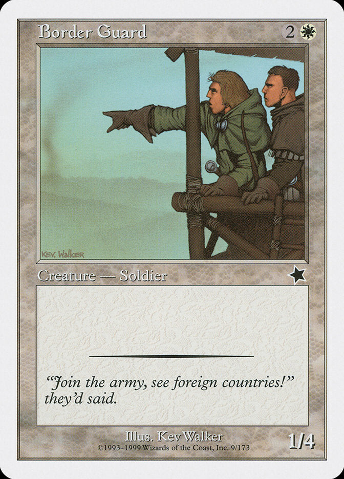 Border Guard [Starter 1999] | Galaxy Games LLC