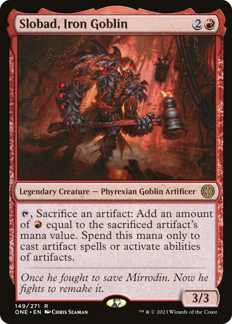 Slobad, Iron Goblin [Phyrexia: All Will Be One] | Galaxy Games LLC