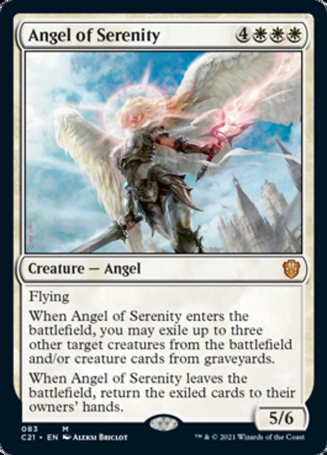 Angel of Serenity [Commander 2021] | Galaxy Games LLC