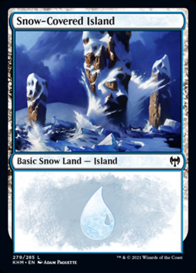 Snow-Covered Island (279) [Kaldheim] | Galaxy Games LLC