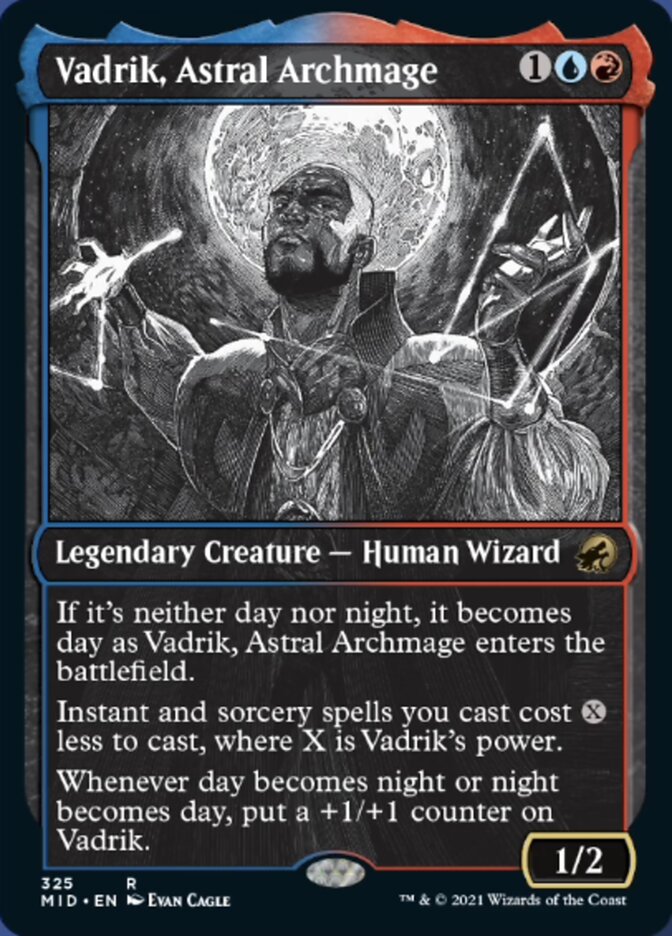 Vadrik, Astral Archmage (Showcase Eternal Night) [Innistrad: Midnight Hunt] | Galaxy Games LLC