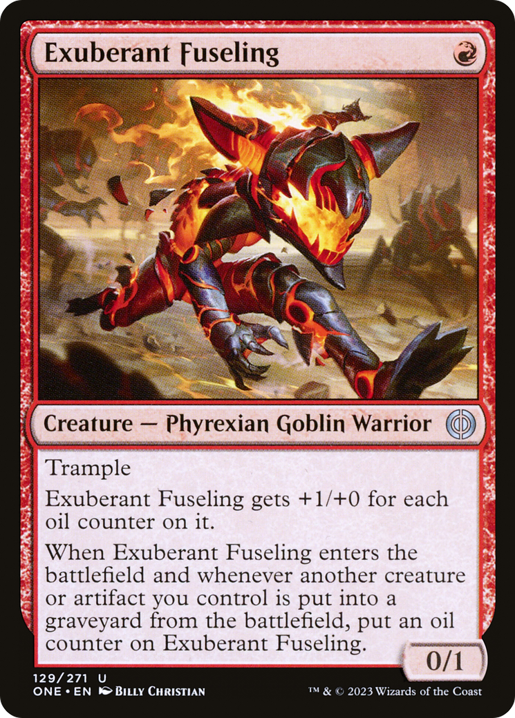 Exuberant Fuseling [Phyrexia: All Will Be One] | Galaxy Games LLC