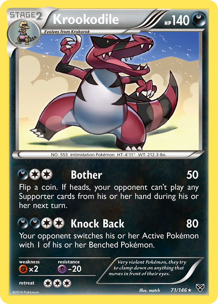 Krookodile (71/146) [XY: Base Set] | Galaxy Games LLC