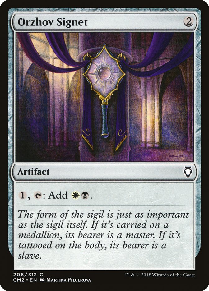Orzhov Signet [Commander Anthology Volume II] | Galaxy Games LLC
