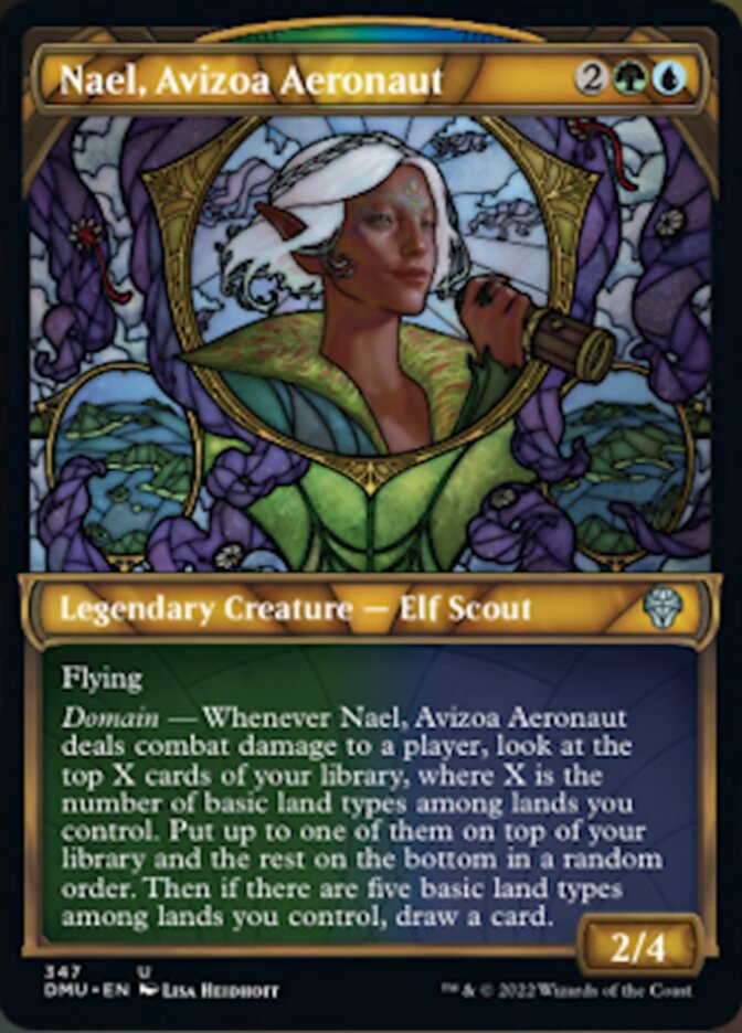 Nael, Avizoa Aeronaut (Showcase Textured) [Dominaria United] | Galaxy Games LLC