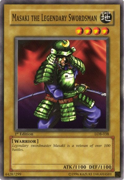 Masaki the Legendary Swordsman [LOB-038] Common | Galaxy Games LLC