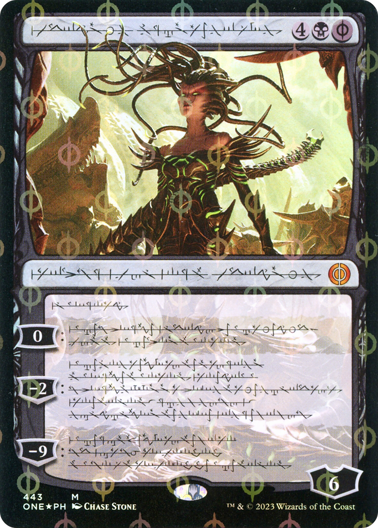 Vraska, Betrayal's Sting (Phyrexian Step-and-Compleat Foil) [Phyrexia: All Will Be One] | Galaxy Games LLC