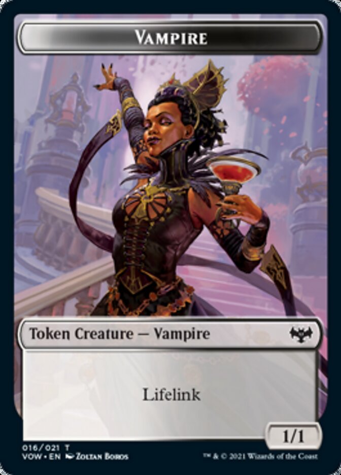 Vampire Token (016) [Innistrad: Crimson Vow Tokens] | Galaxy Games LLC