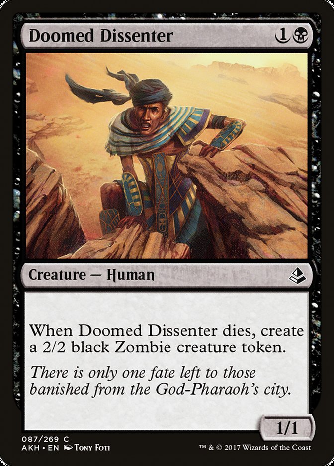 Doomed Dissenter [Amonkhet] | Galaxy Games LLC