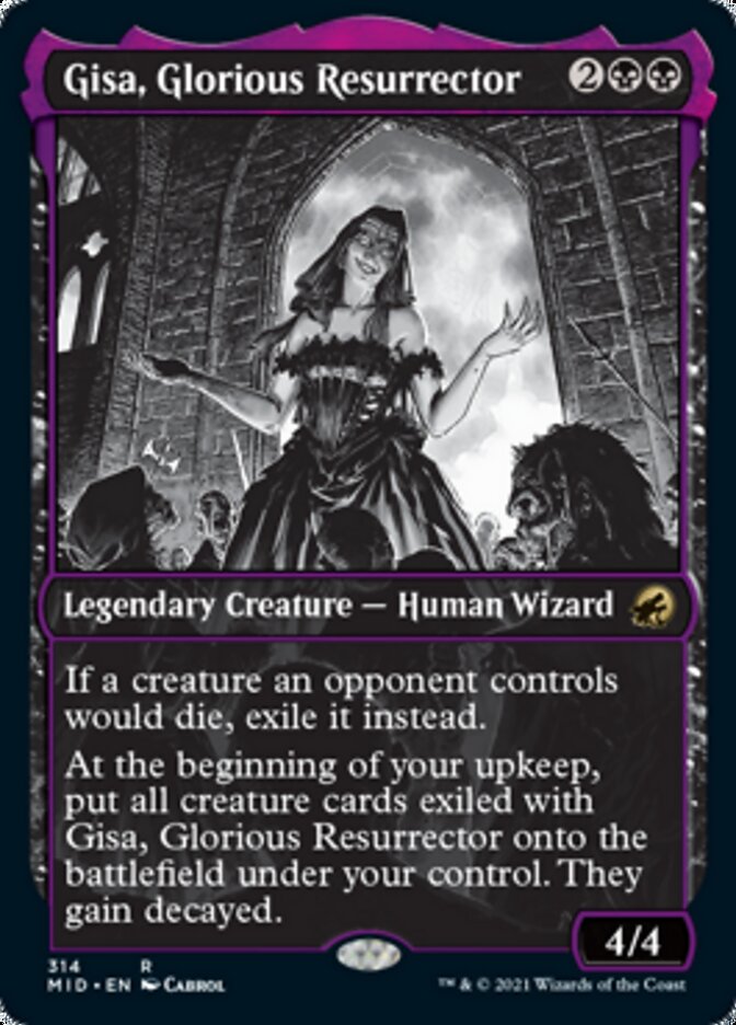 Gisa, Glorious Resurrector (Showcase Eternal Night) [Innistrad: Midnight Hunt] | Galaxy Games LLC