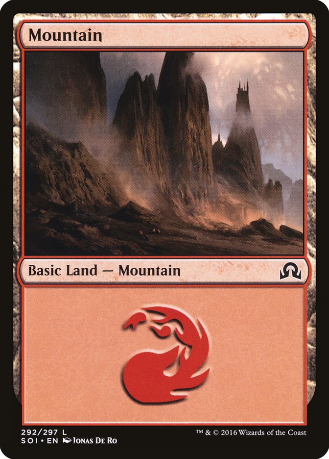 Mountain (292) [Shadows over Innistrad] | Galaxy Games LLC