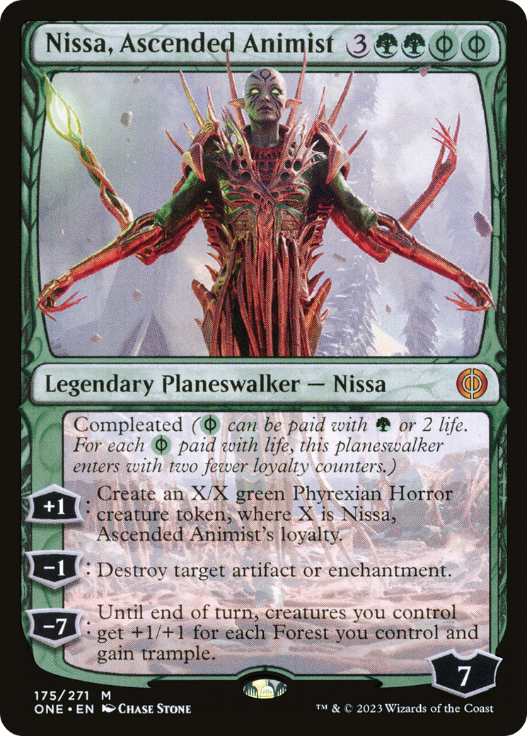 Nissa, Ascended Animist [Phyrexia: All Will Be One] | Galaxy Games LLC