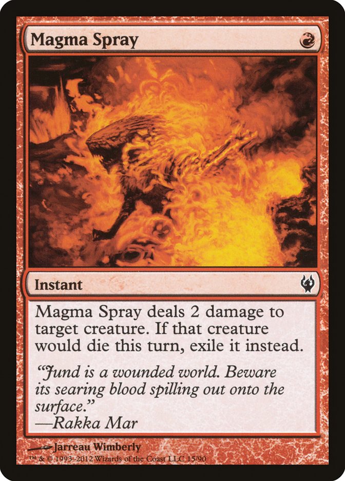 Magma Spray [Duel Decks: Izzet vs. Golgari] | Galaxy Games LLC