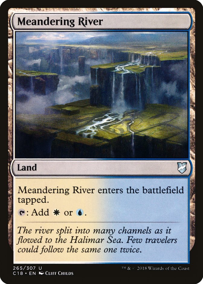 Meandering River [Commander 2018] | Galaxy Games LLC