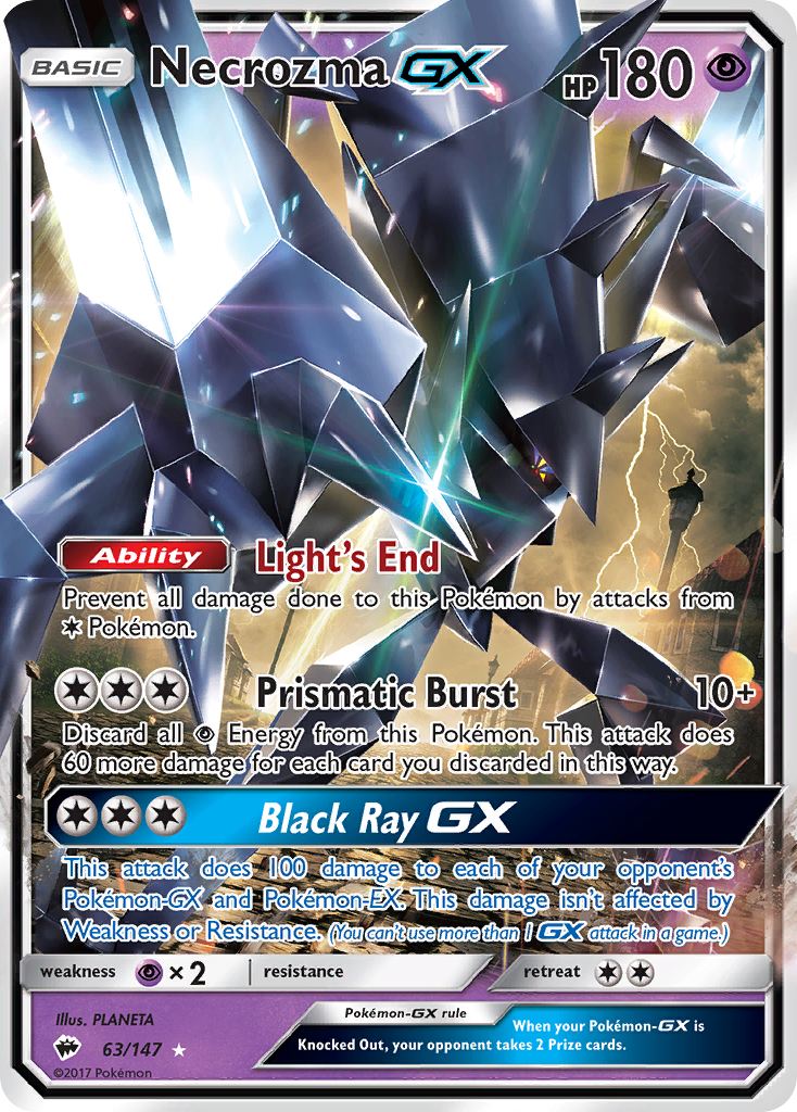 Necrozma GX (63/147) [Sun & Moon: Burning Shadows] | Galaxy Games LLC