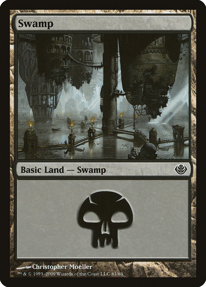 Swamp (61) [Duel Decks: Garruk vs. Liliana] | Galaxy Games LLC