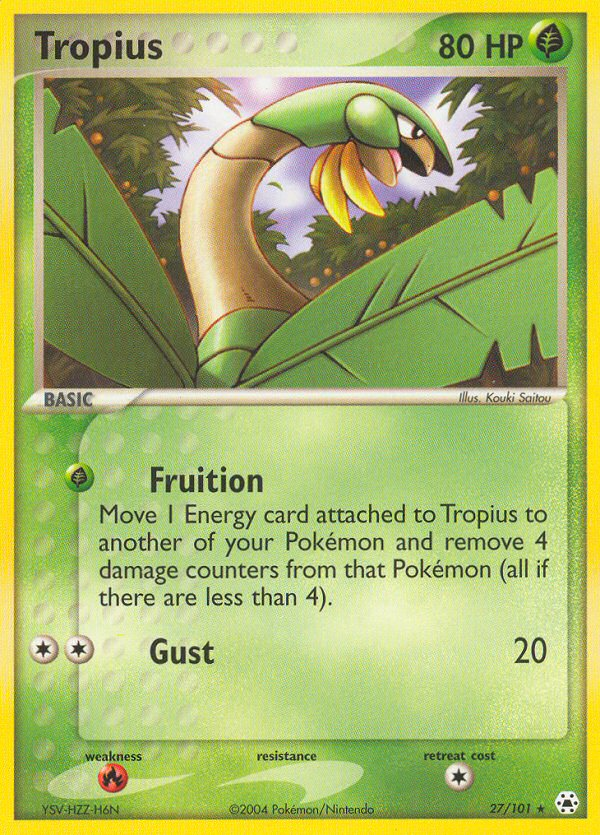 Tropius (27/101) [EX: Hidden Legends] | Galaxy Games LLC