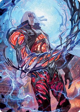 Tezzeret, Betrayer of Flesh Art Card [Kamigawa: Neon Dynasty Art Series] | Galaxy Games LLC