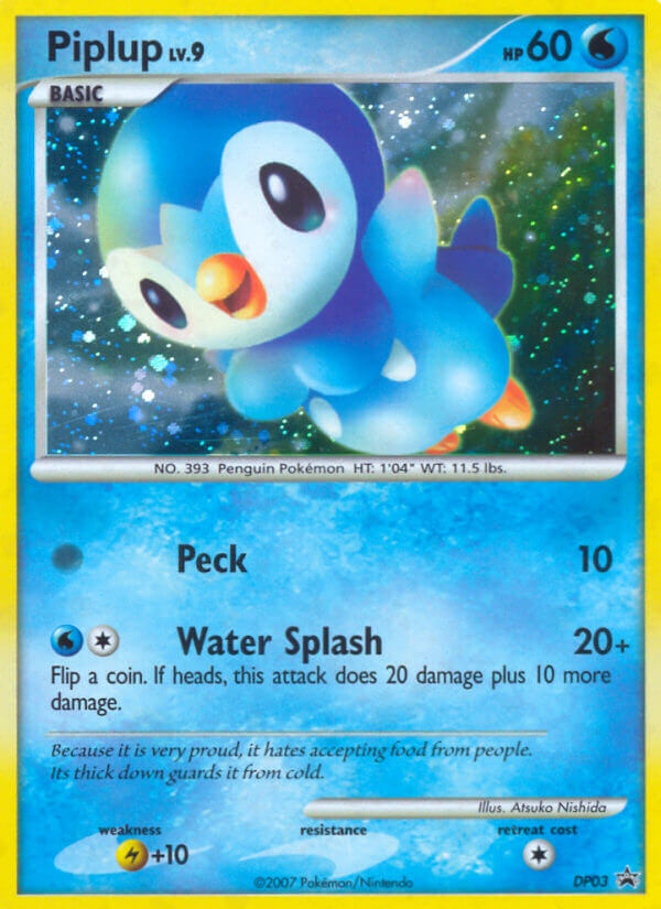 Piplup (DP03) [Diamond & Pearl: Black Star Promos] | Galaxy Games LLC