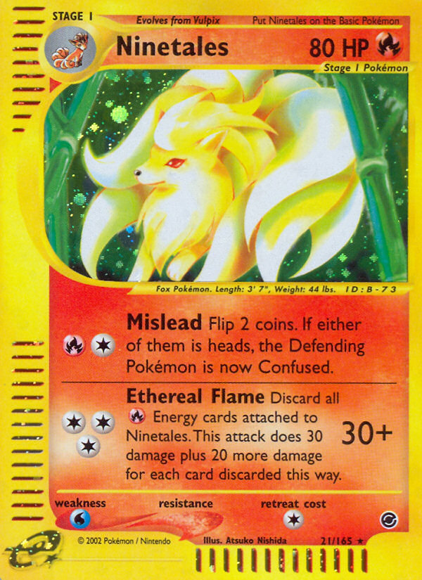 Ninetales (21/165) [Expedition: Base Set] | Galaxy Games LLC