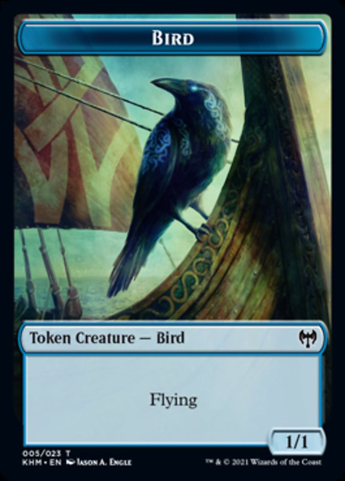 Bird Token [Kaldheim Tokens] | Galaxy Games LLC