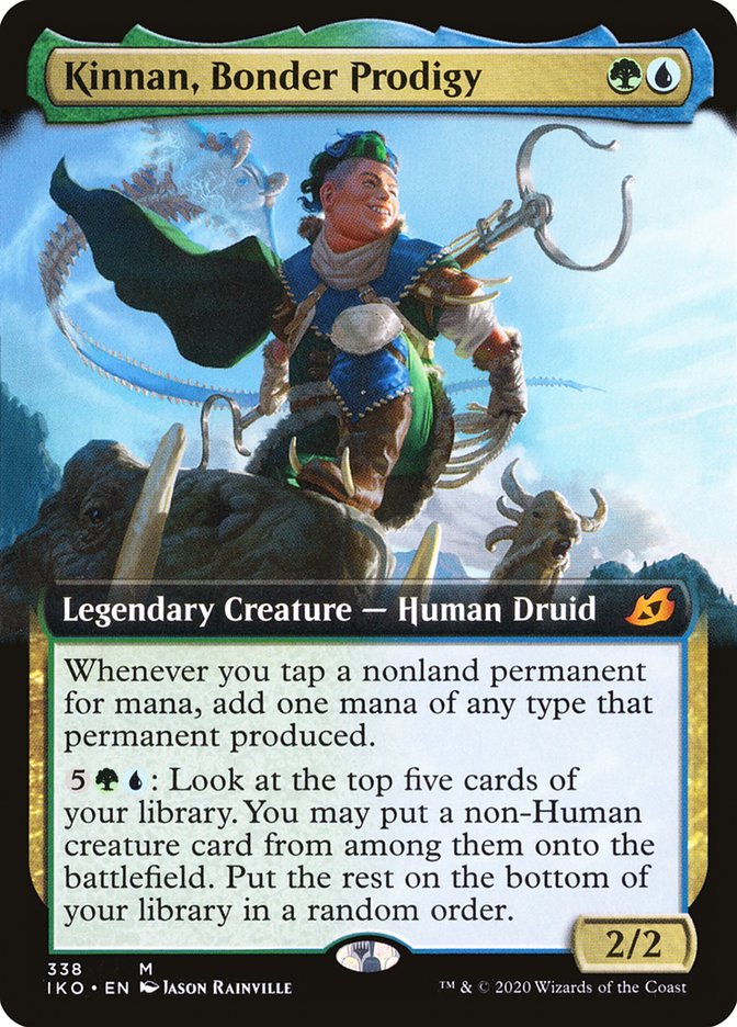 Kinnan, Bonder Prodigy (Extended Art) [Ikoria: Lair of Behemoths] | Galaxy Games LLC