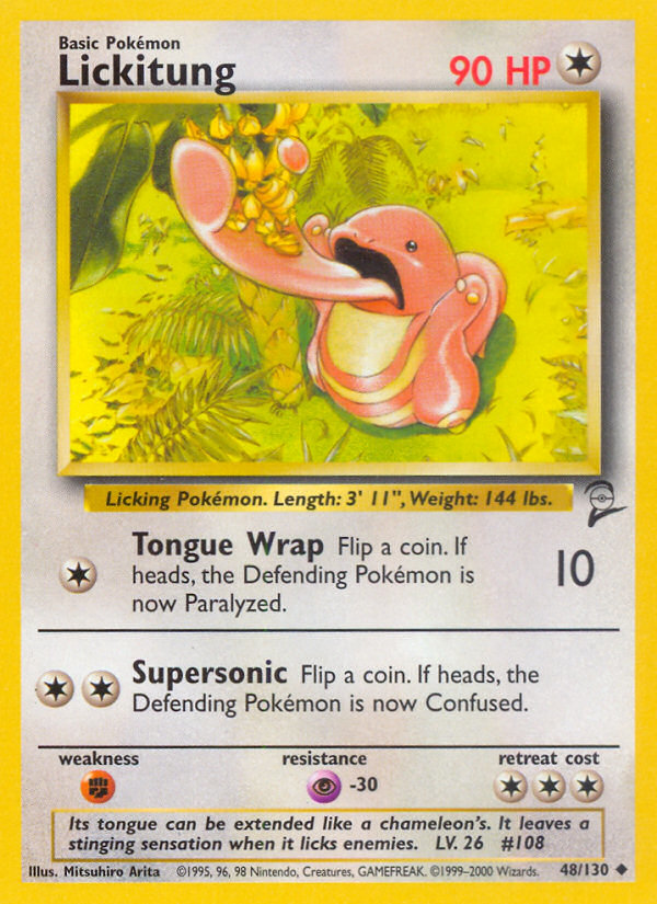 Lickitung (48/130) [Base Set 2] | Galaxy Games LLC