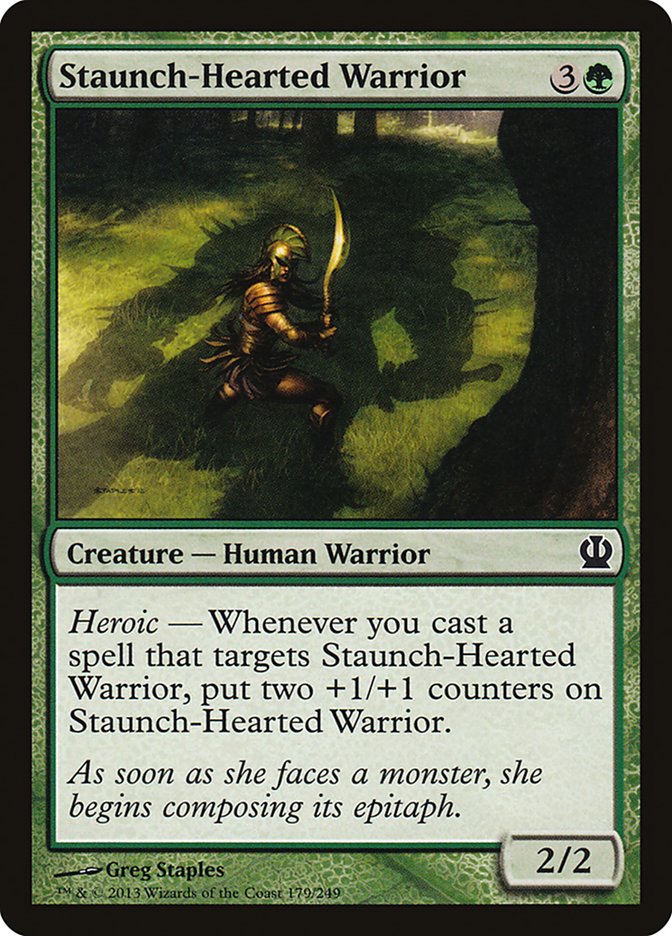 Staunch-Hearted Warrior [Theros] | Galaxy Games LLC