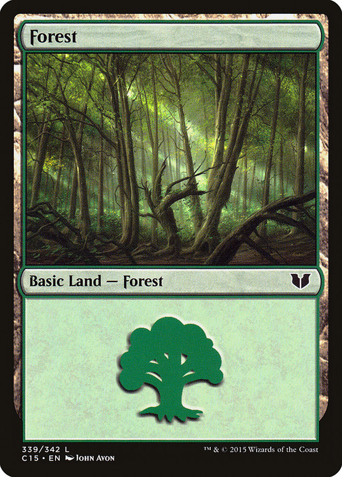 Forest (339) [Commander 2015] | Galaxy Games LLC