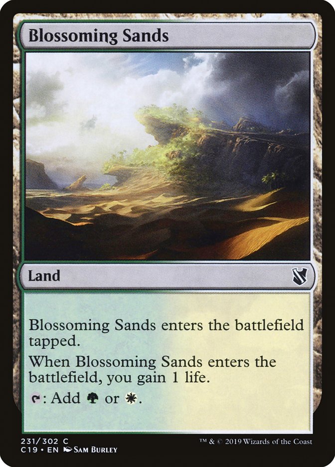 Blossoming Sands [Commander 2019] | Galaxy Games LLC