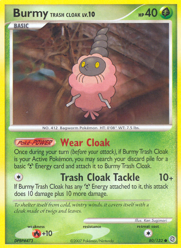 Burmy Trash Cloak (80/132) [Diamond & Pearl: Secret Wonders] | Galaxy Games LLC