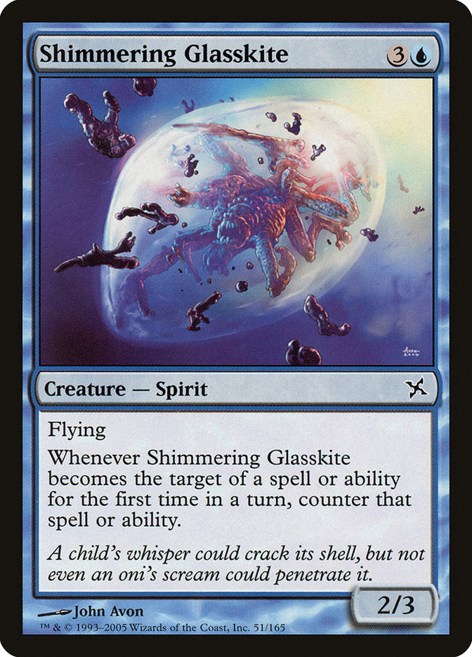 Shimmering Glasskite [Betrayers of Kamigawa] | Galaxy Games LLC