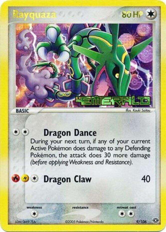 Rayquaza (9/106) (Stamped) [EX: Emerald] | Galaxy Games LLC